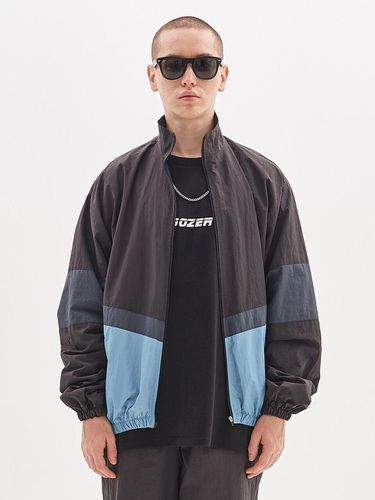 ZIP UP TRACK JACKET_BLACK BLUE - GOZER - Modalova