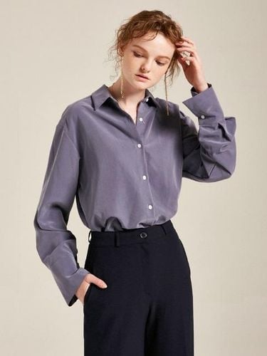 Soft Texture Cuff Shirts Blue - YAN13 - Modalova