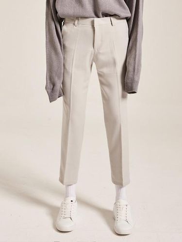 BASIC SOLID SLACKS LIGHT GRAY - YAN13 - Modalova