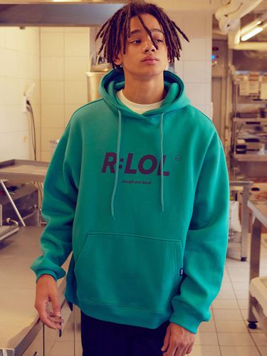 HD-19703) R:LOL Basic Hoodie T-Shirt Mint - ROLAROLA - Modalova