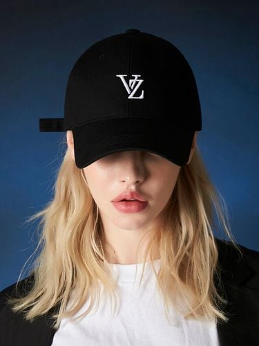 D Monogram Logo Overfit Ball Cap_Black - VARZAR - Modalova