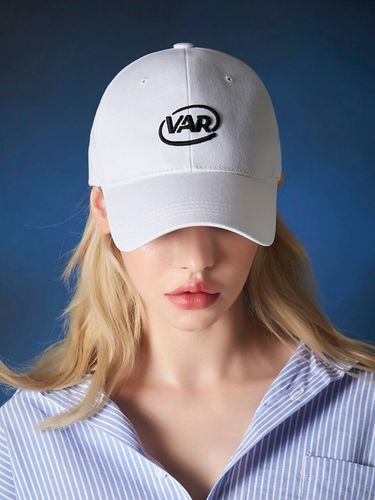 D Circle Logo Overfit Ball Cap_White - VARZAR - Modalova