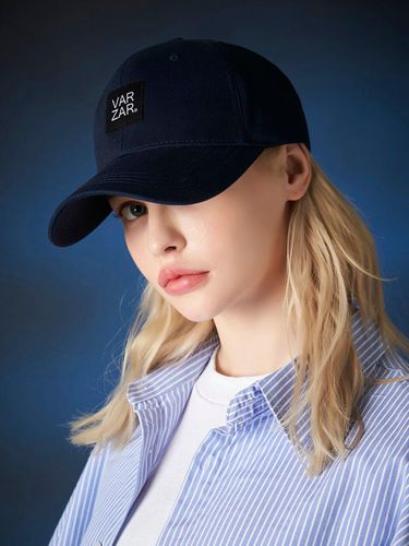 VARZAR Label Overfit Ball Cap_Navy - VARZAR - Modalova