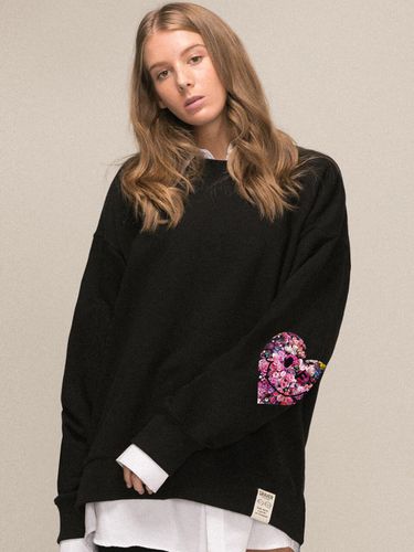 Flower-Heart Elbow Sweatshirt - GRAVER - Modalova