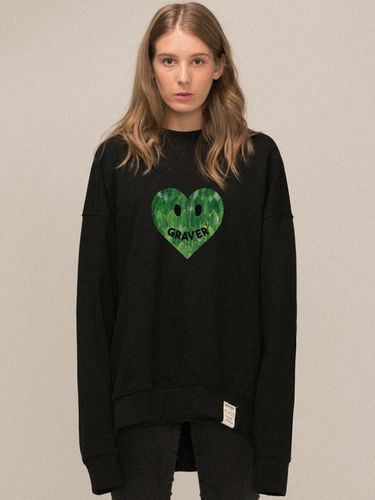 Big Heart Leaf Logo Sweatshirt - GRAVER - Modalova