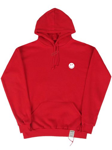 Dot Smile Printing Hoodie_Red - GRAVER - Modalova