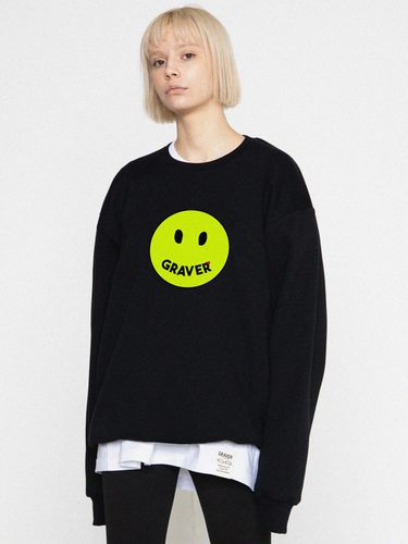 Green Big Smile Sweatshirt_4 Color - GRAVER - Modalova