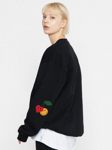 Elbow Cherry Smile Sweatshirt_5 Colors - GRAVER - Modalova