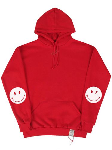 Elbow Dot Smile Hoodie_Red - GRAVER - Modalova