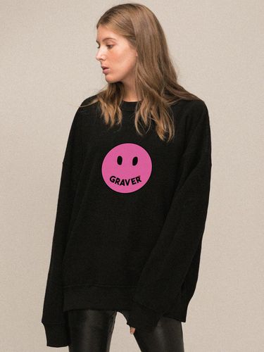 Big Dot Pink Smile Sweatshirt_4colors - GRAVER - Modalova