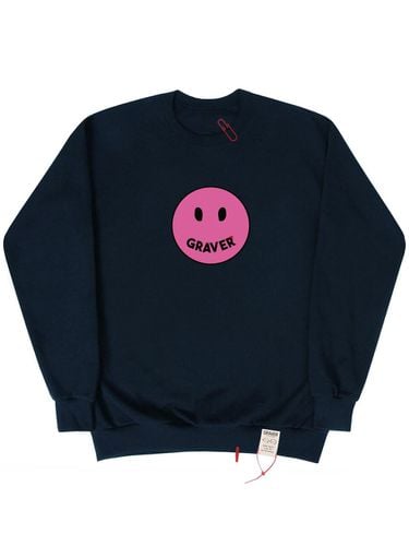 Big Dot Pink Smile Sweatshirt_Navy - GRAVER - Modalova