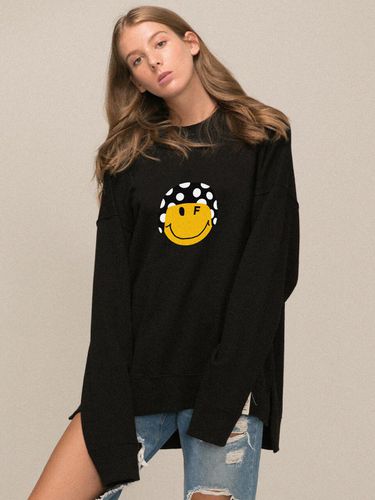 Big Dot Helmet Smile Sweatshirt 2 color - GRAVER - Modalova