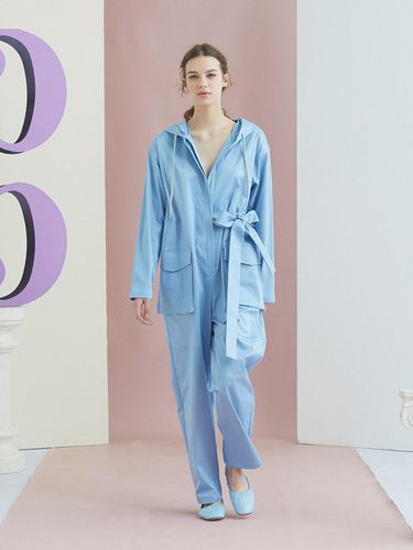 Hooded Jumpsuit_Blue - GUKA - Modalova