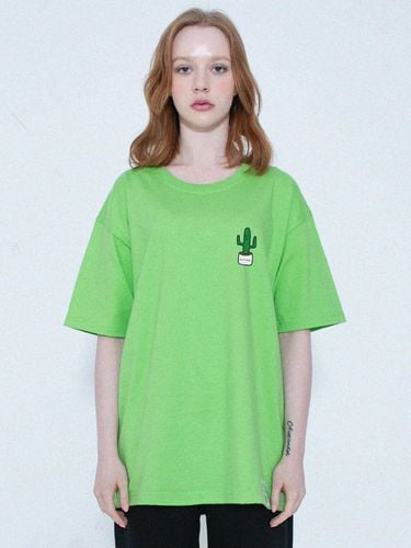 Cactus Short Sleeve T-shirt_Green - GRAVER - Modalova