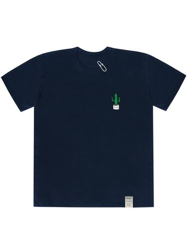 Cactus Short Sleeve T-shirt_Navy - GRAVER - Modalova