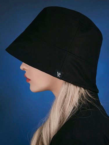 Label Drop Overfit Bucket Hat_Black - VARZAR - Modalova