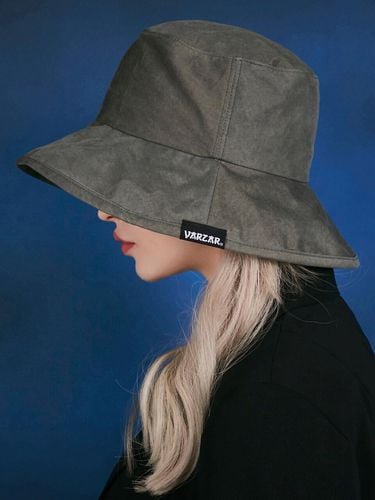 Wide Brim Washing Bucket Hat Gray - VARZAR - Modalova