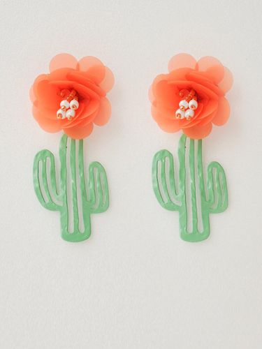 Cactus Bibi Earring - ZOENA - Modalova