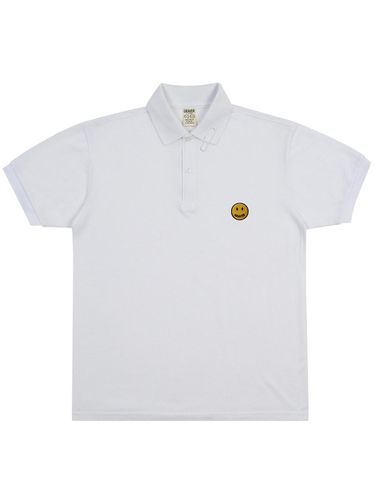 Dot Logo White Polo Shirt White - GRAVER - Modalova