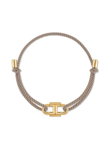 Heriter Silver Emblem String Bracelet - hyeres-lor - Modalova