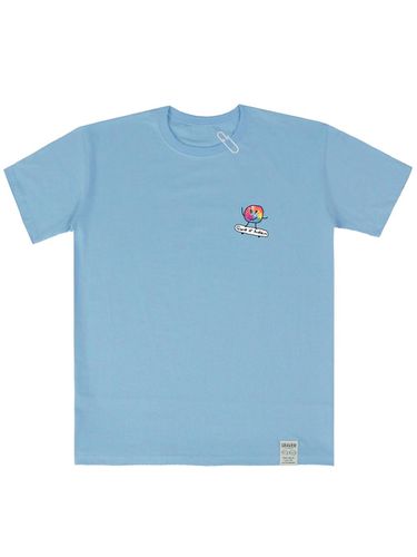 Tie-dye Dot Board Clip T-shirt Sky - GRAVER - Modalova