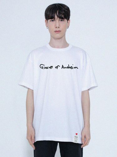 Logo Small Heared Short-Sleeve White - GRAVER - Modalova