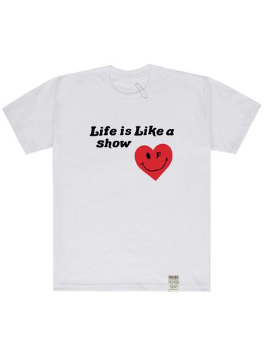 Smile Heart Logo Short Sleeve T-shirt_3 Colors - GRAVER - Modalova