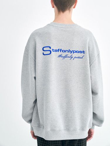 S-Logo Sweatshirt_Melange Grey - STAFFONLY - Modalova