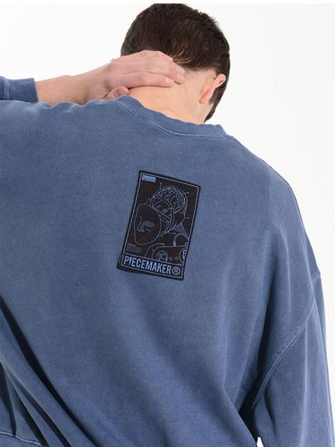 Pigment Reversible Sweatshirt Navy - PIECEMAKER - Modalova