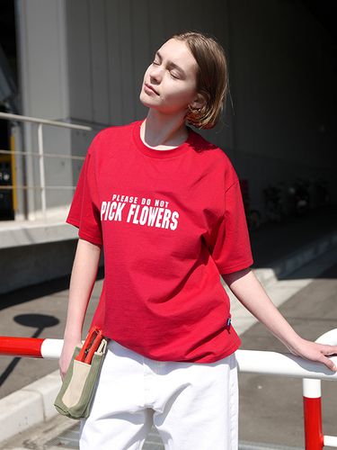 Pick Flower T-Shirt_Red - STAFFONLY - Modalova