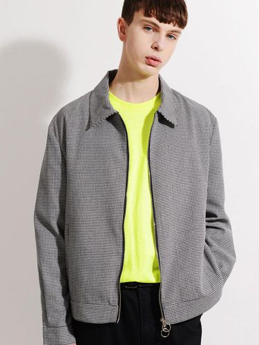 Minimal Zip-up Jacket_Hound Check - PIECEMAKER - Modalova