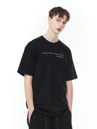 Lettering Tee_Black - DGNAK12 - Modalova