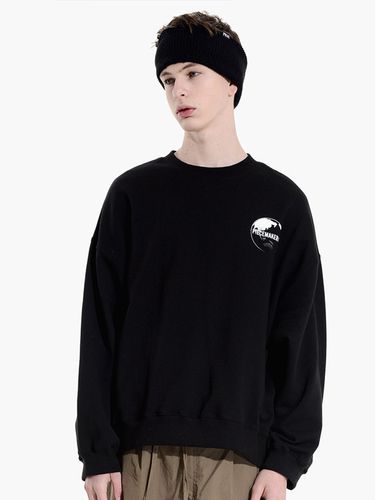 Earth Sweatshirt Black - PIECEMAKER - Modalova