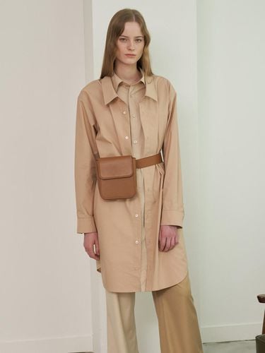 MH11 LAYER SHIRT DRESS_Beige - 1159STUDIOS - Modalova