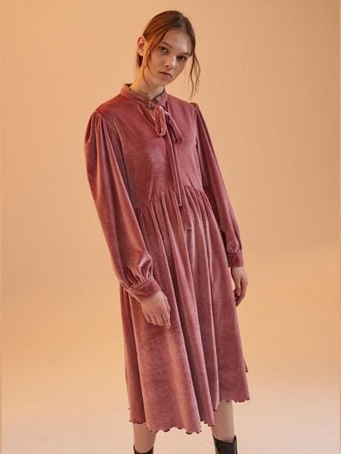 MH12 Velvet Long Dress_Pink - 1159STUDIOS - Modalova