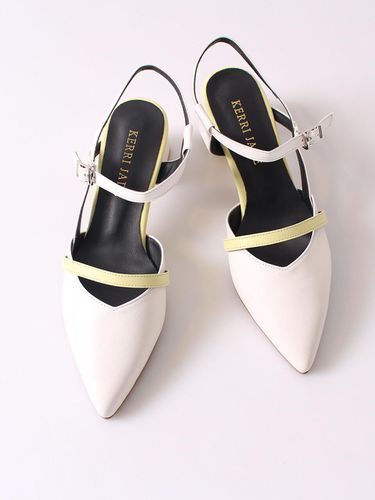 Ensley Slingbacks_Cream White - KERRIJADE - Modalova