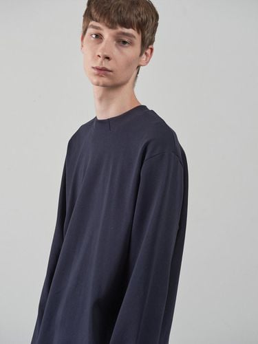 Point Neck T-Shirts_Navy - OWL91 - Modalova