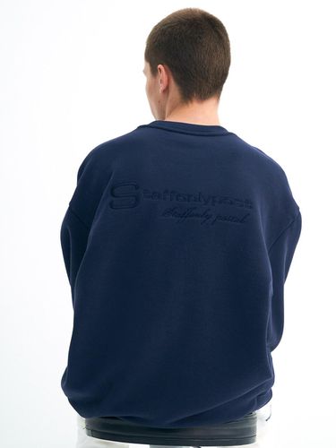 S-Logo Sweatshirt_Navy - STAFFONLY - Modalova