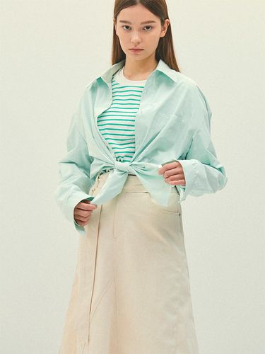 Mintgreen Oversize Shirts_IT001 - HALEINE - Modalova