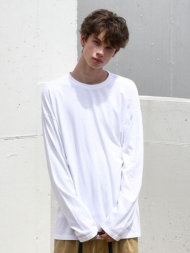 Pigment Washed Oversized Fit Long Sleeves T-shirt - MINIMAL PROJECT - Modalova