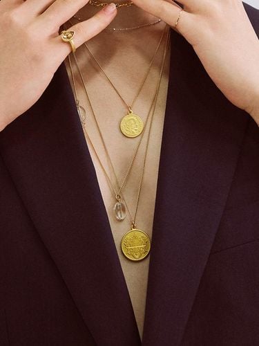 Coin Necklace - SALUT DE MIEL - Modalova