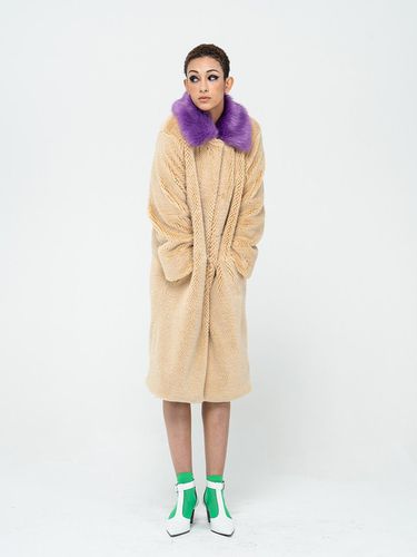 Purple Collar Faux Fur - Vegan Tiger - Modalova