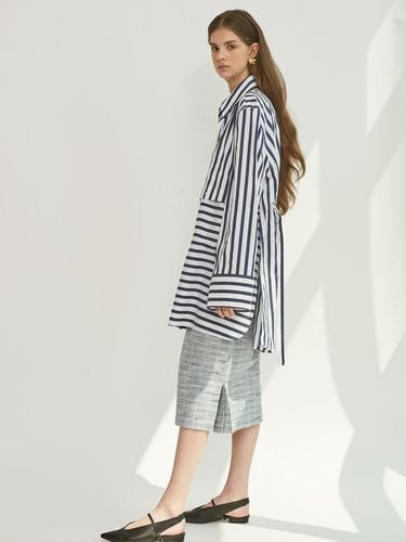 Stripe Detachable Shirts Dress - ANNE AND THE CRWD - Modalova