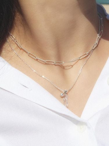 Silver_Link Ct Necklace - POSTLUDE - Modalova