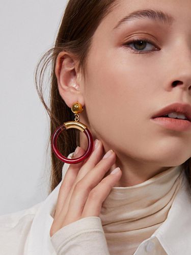 Lovin Pipe Ball Earrings - DIDIBOYU - Modalova