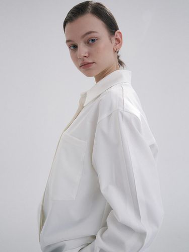 CUTTING POINT LONG SHIRT WHITE - BROW END. - Modalova