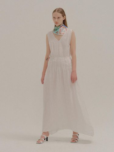 Linen Sleeveless Dress - EENK - Modalova