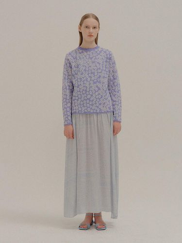 LEELEE Pattern Printed Knitted Pullover - EENK - Modalova