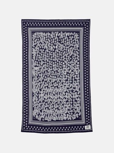 LEELEE Pattern Printed Blanket Navy - EENK - Modalova