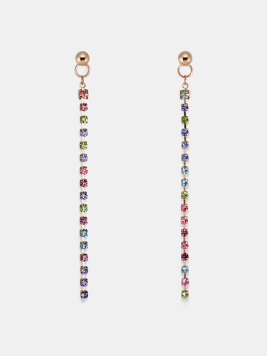 Candy Crystal Drop Earring - 803STUDIO - Modalova